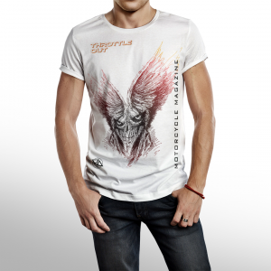 Devil Skull with Wings