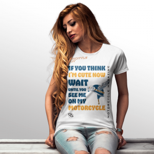 Cute On A Motorcycle